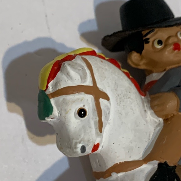 Horse couple Hand Painted Spanish Mud People - Picture 4 of 13